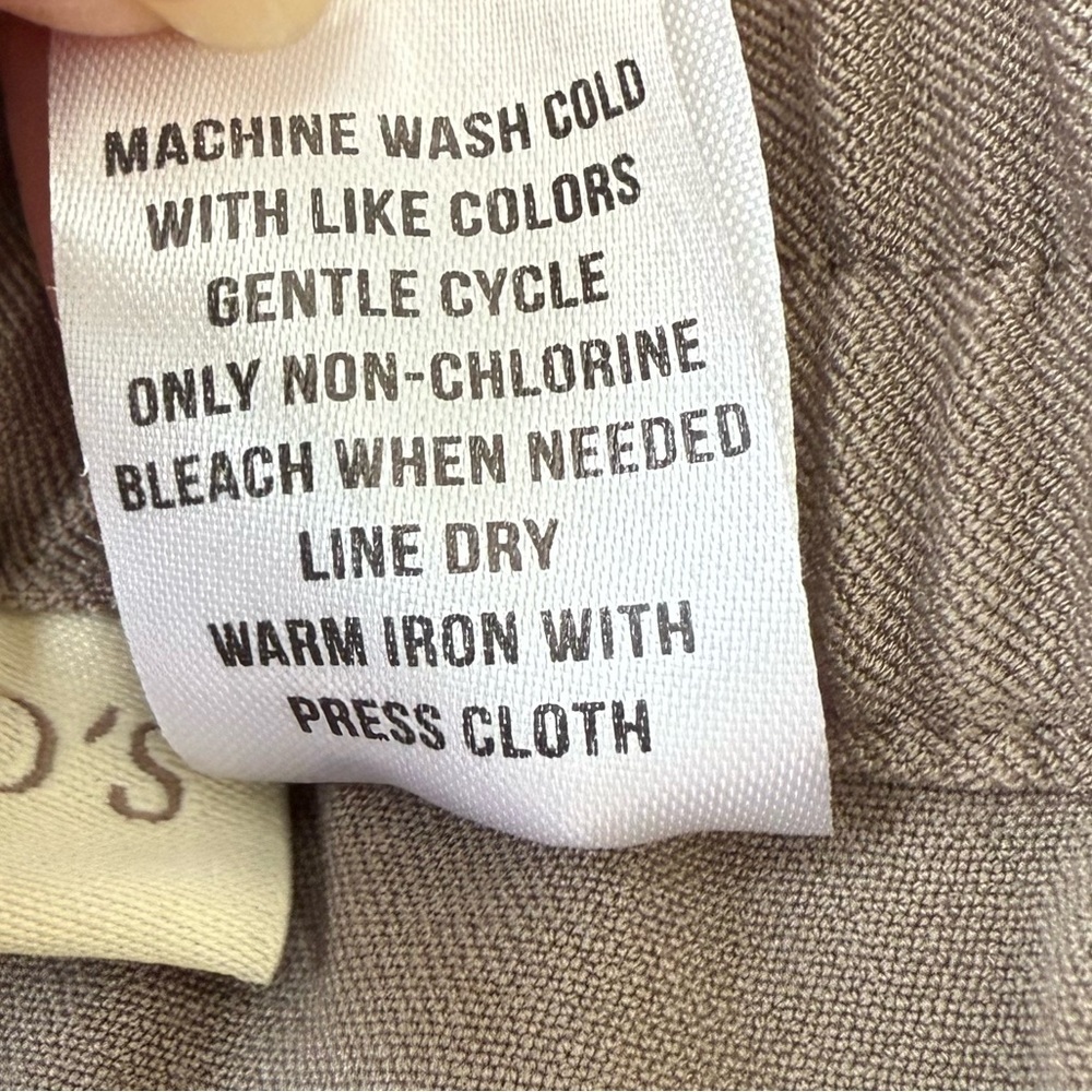 Appleseed's Classic Dark Khaki/Olive Green Women's Trousers - Picture 8 of 8